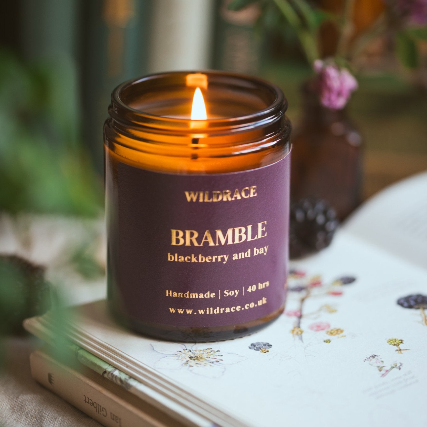 Bramble Blackberry & Bay - Cottage Core Candle