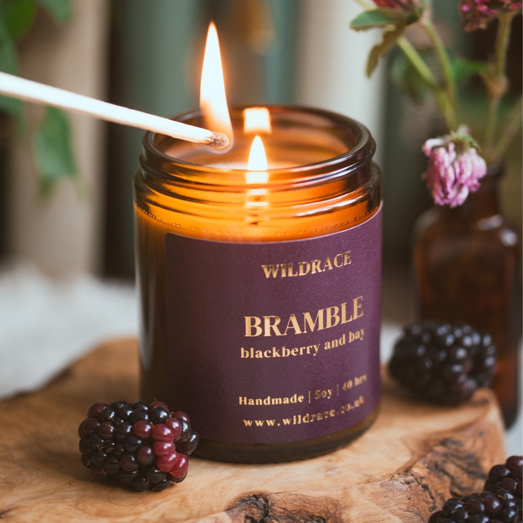 Bramble Blackberry & Bay - Cottage Core Candle