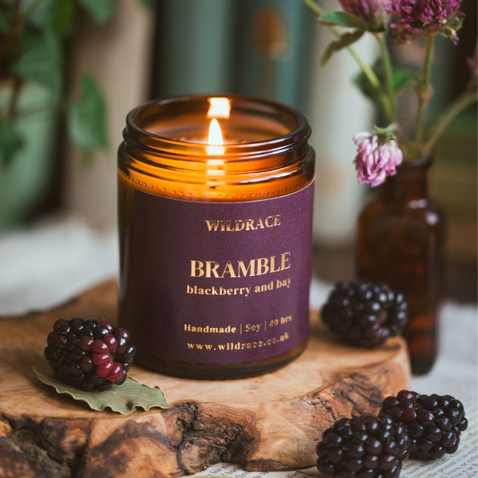 Bramble Blackberry & Bay - Cottage Core Candle