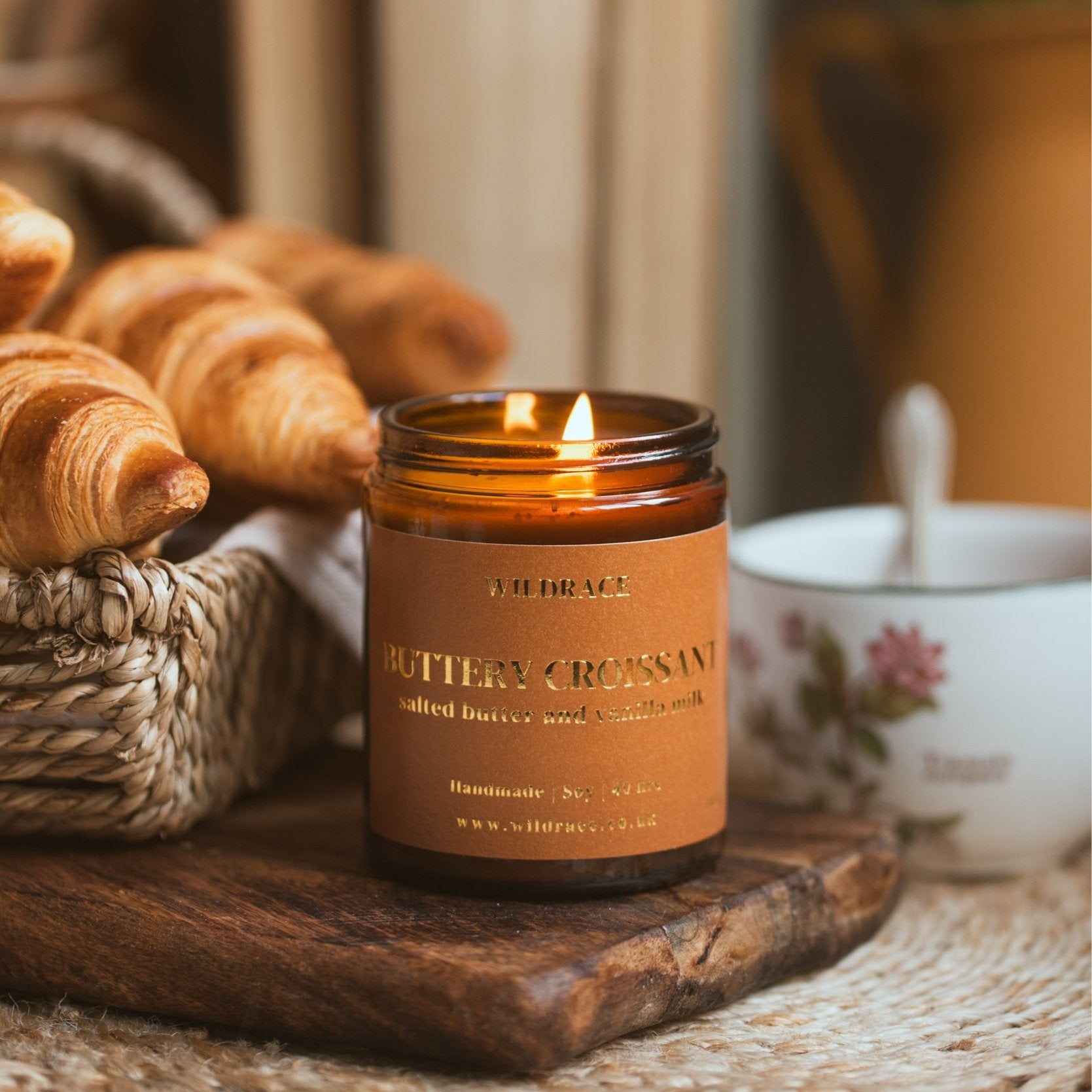 Buttery Croissant Candle - Pastry Scented Candle