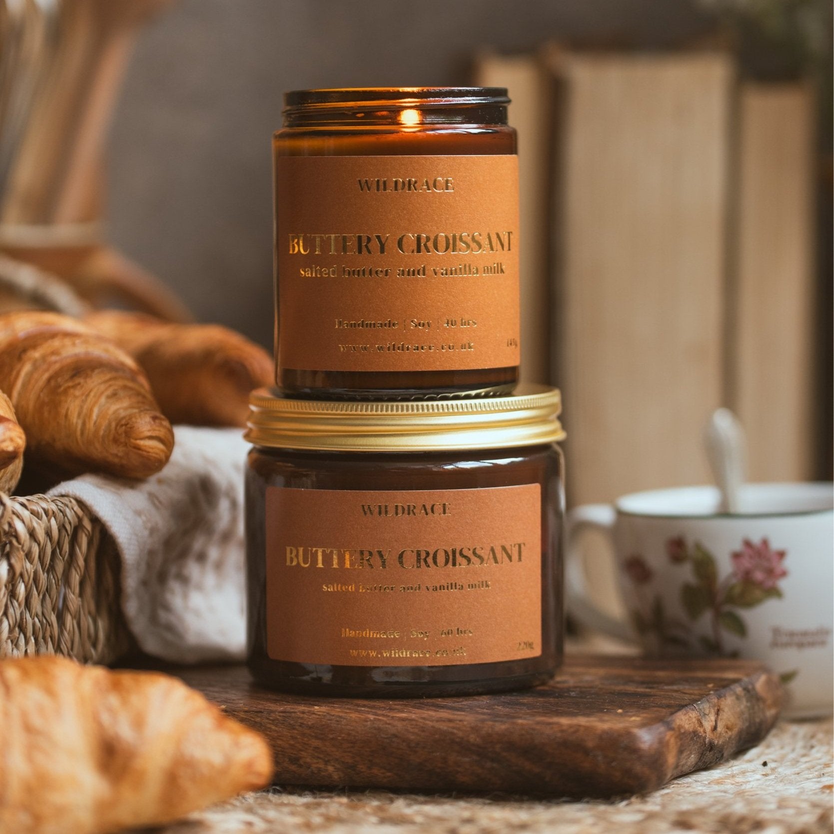 Buttery Croissant Candle - Pastry Scented Candle