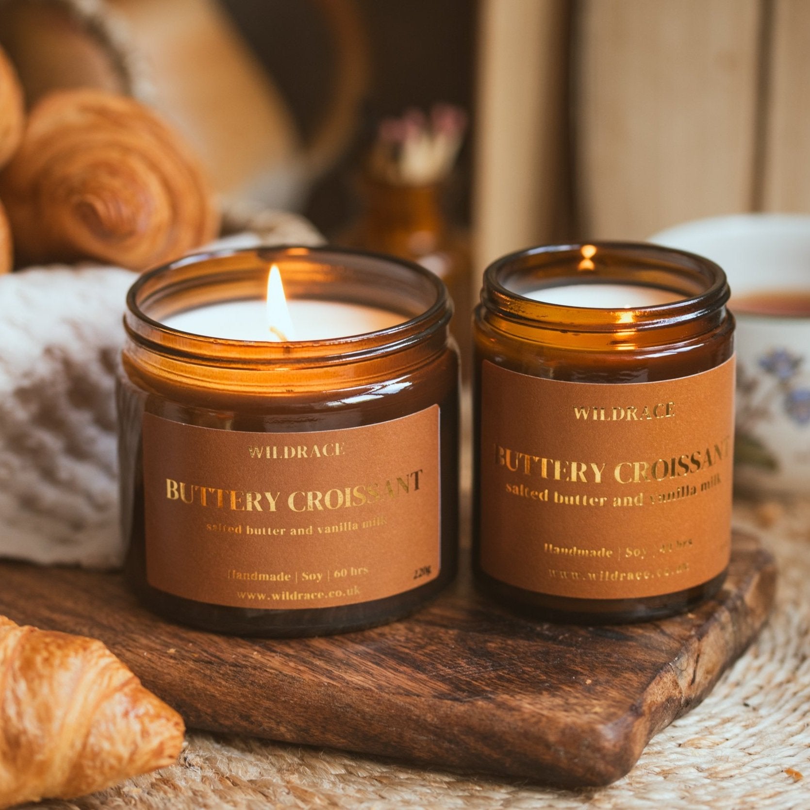 Buttery Croissant Candle - Pastry Scented Candle