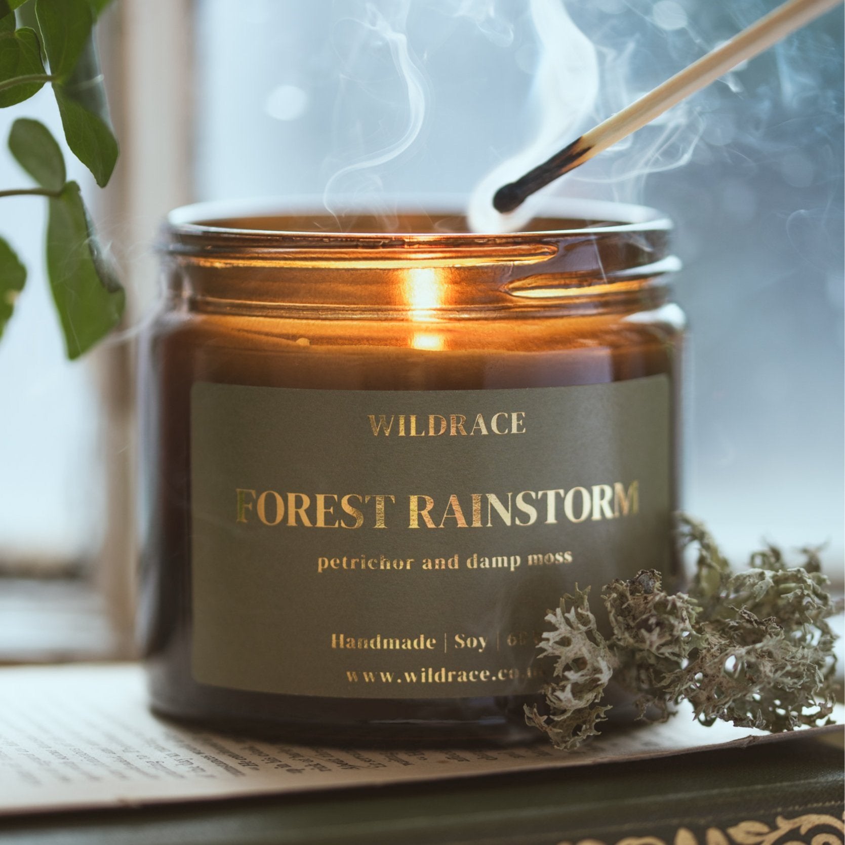 Petrichor Rain Scented Candle - Viral Favourite