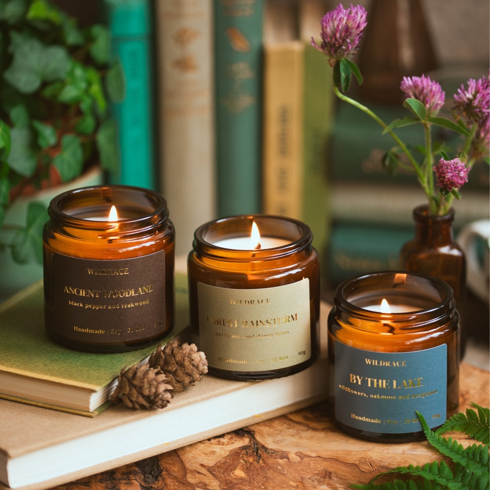 Whimsical Forest Candle Gift Set - Including Viral Petrichor Candle