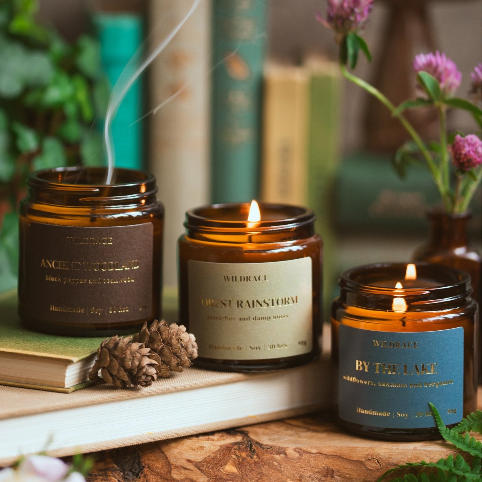 Whimsical Forest Candle Gift Set - Including Viral Petrichor Candle