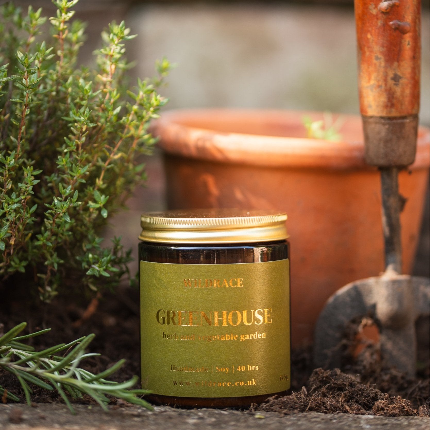 Greenhouse - Herb and Vegetable Garden Candle