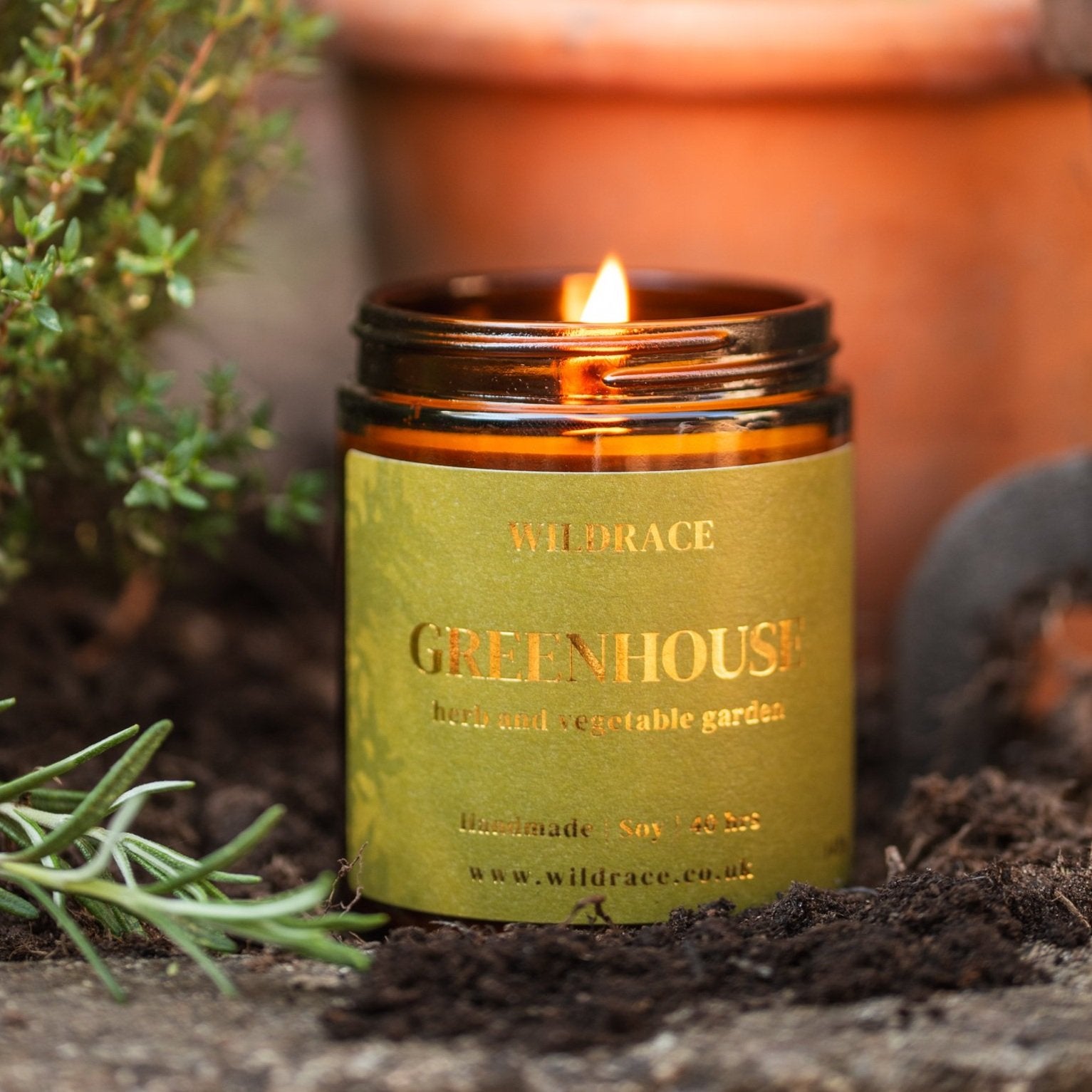 Greenhouse - Herb and Vegetable Garden Candle
