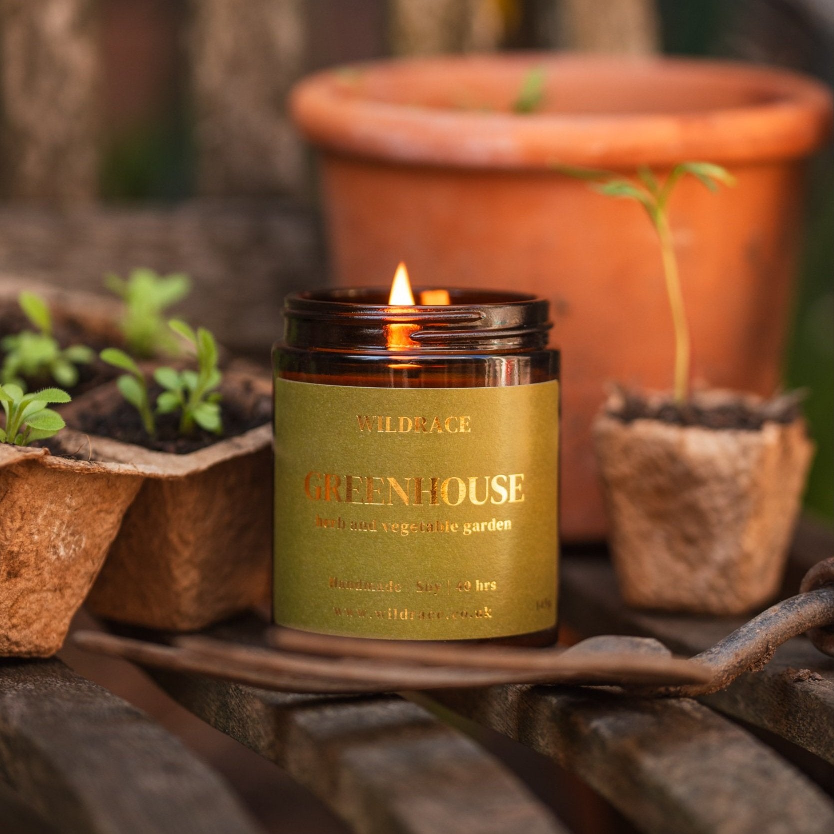 Greenhouse - Herb and Vegetable Garden Candle
