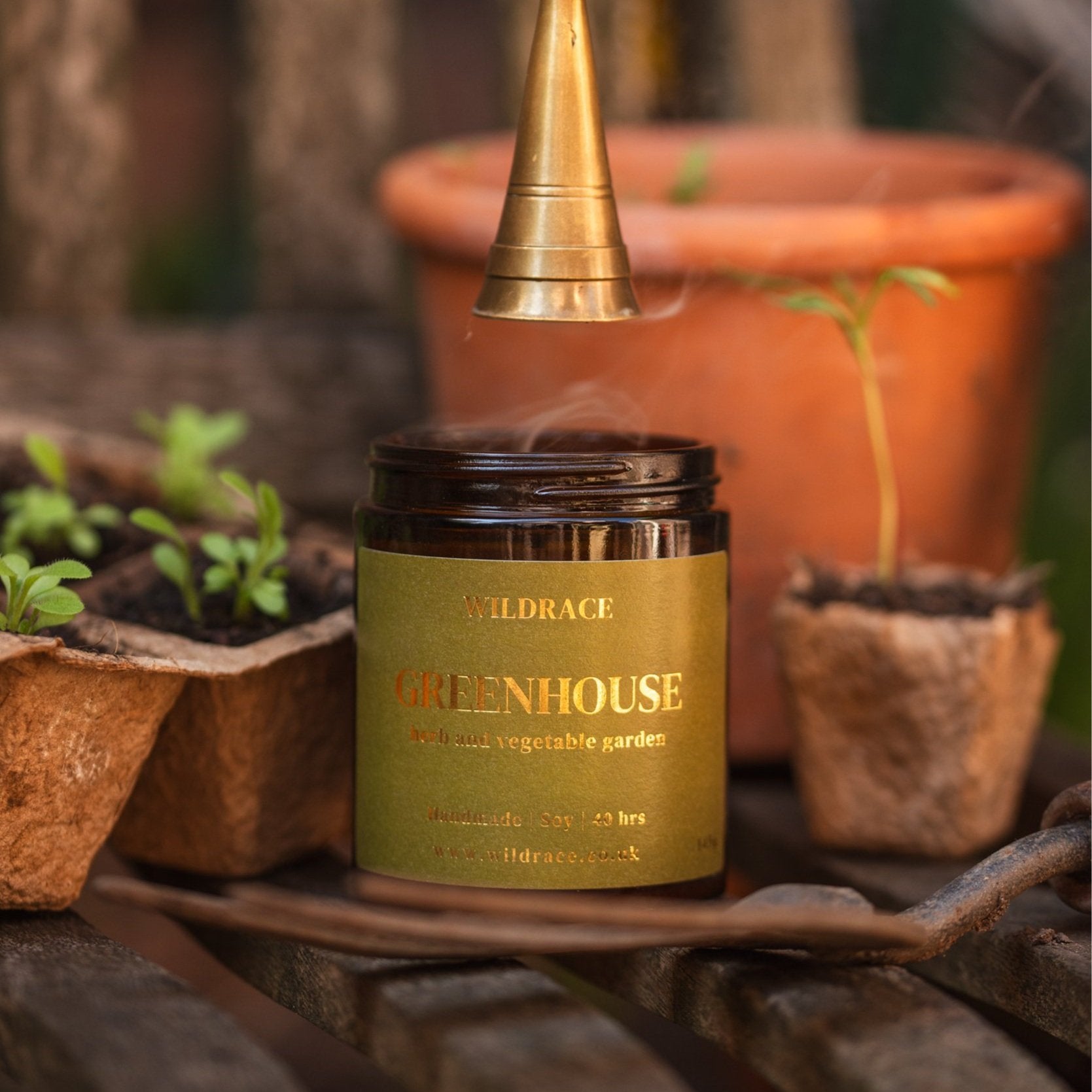 Greenhouse - Herb and Vegetable Garden Candle