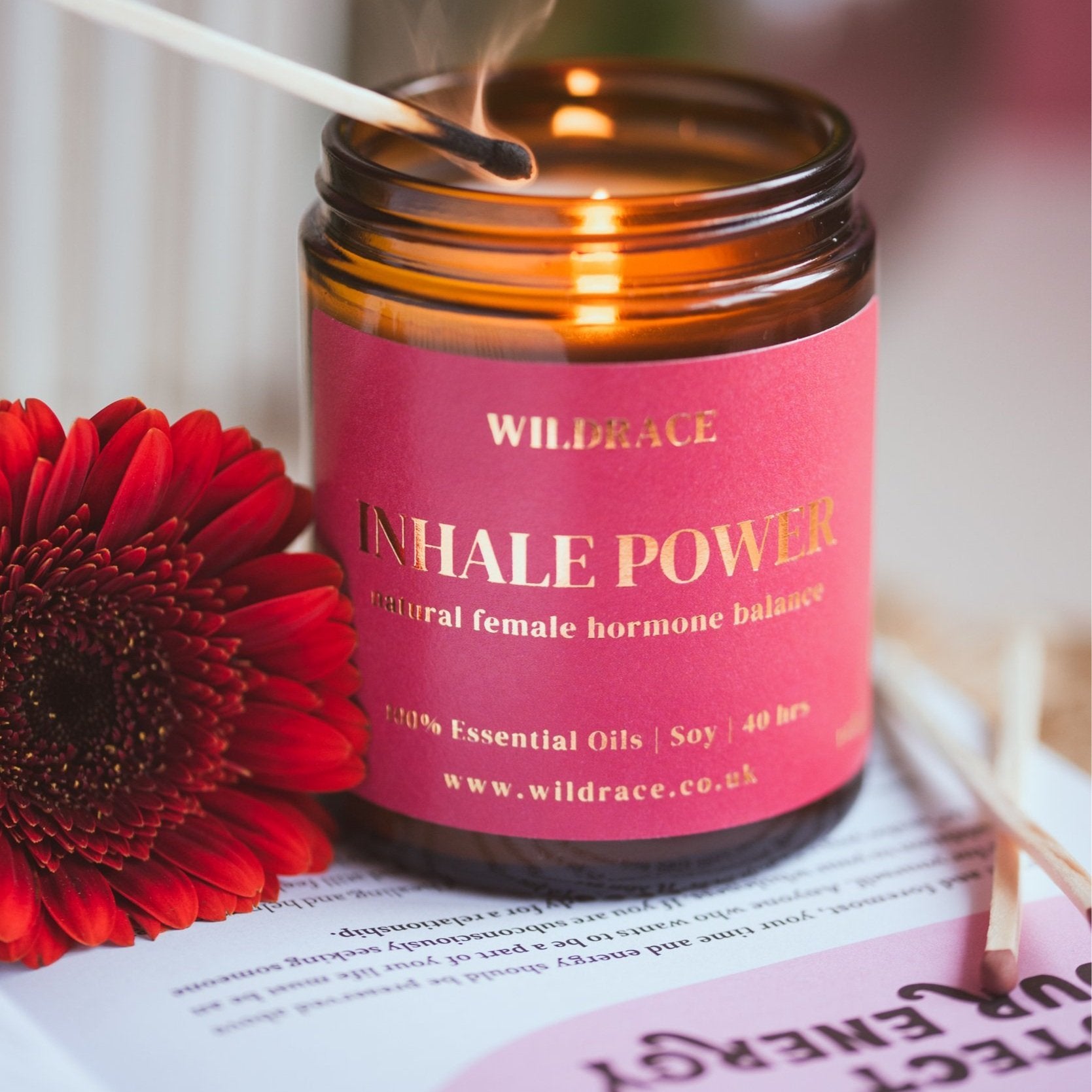 Inhale Power - Female Hormone Balancing Scented Candle