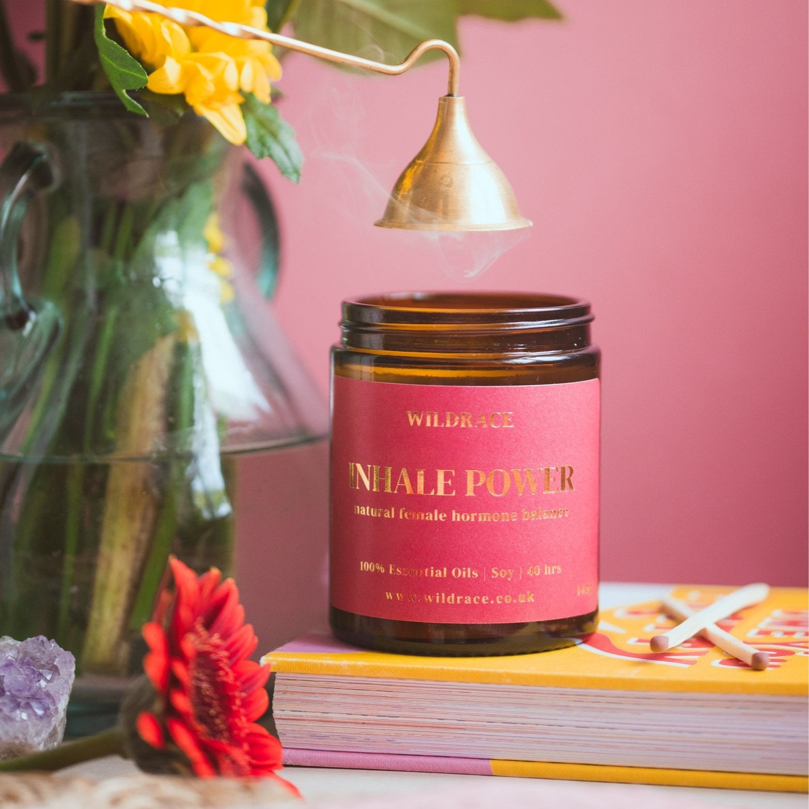 Inhale Power - Female Hormone Balancing Scented Candle