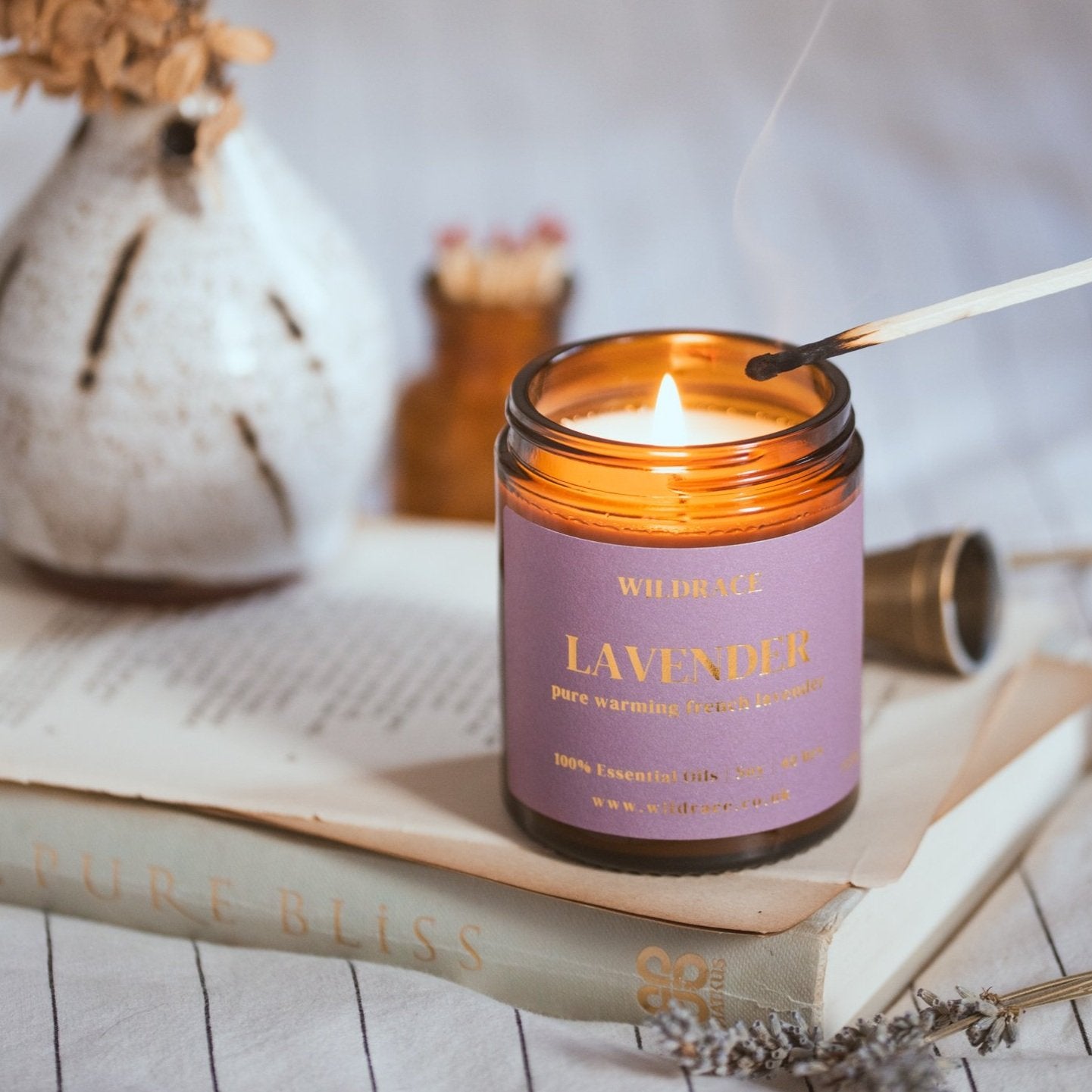 Lavender - Luxury Essential Oil Candle