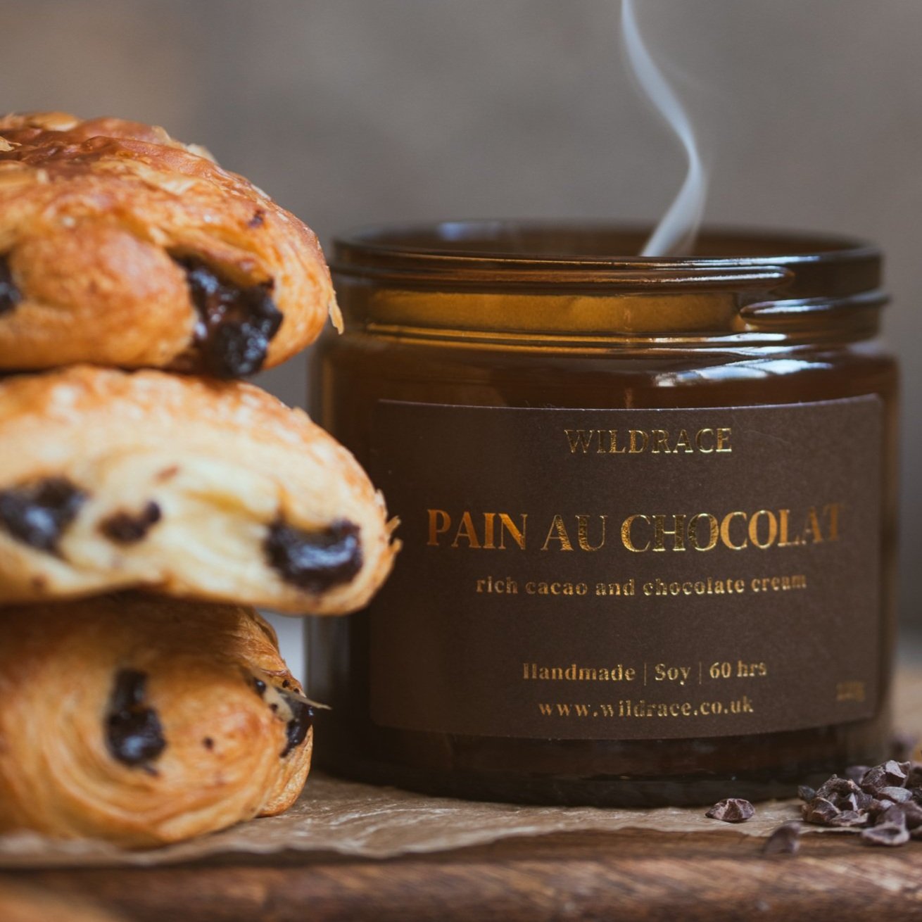 Pain Au Chocolat - Croissant Candle