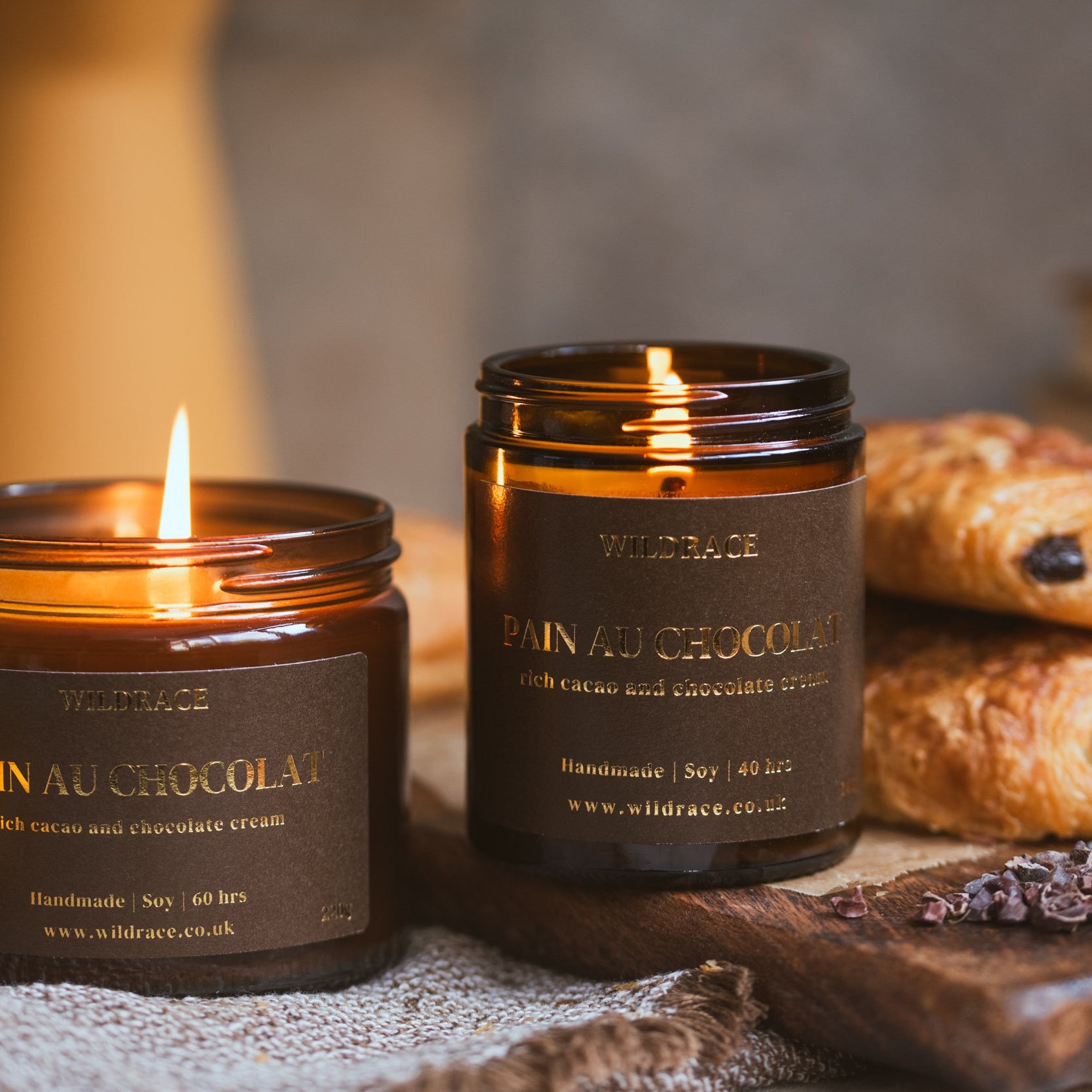 Pain Au Chocolat - Croissant Candle