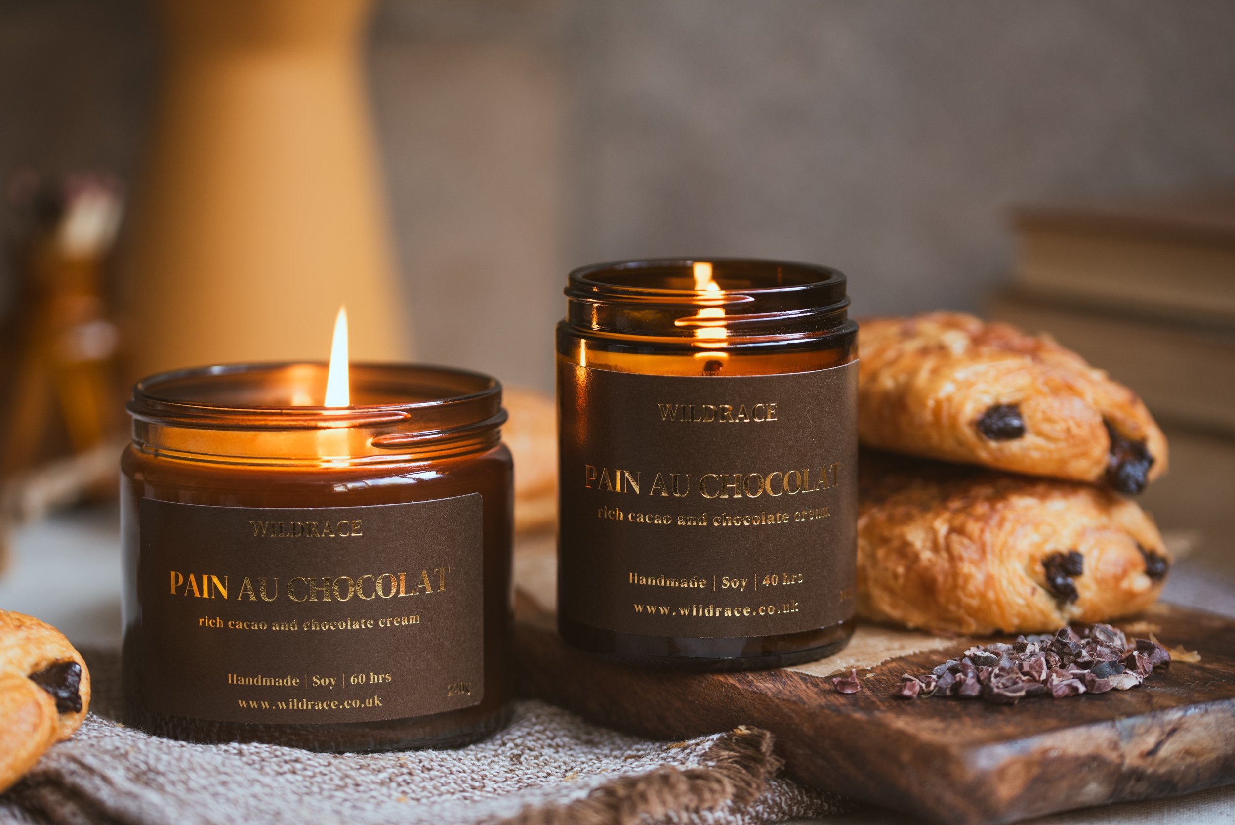 Pain Au Chocolat - Croissant Candle