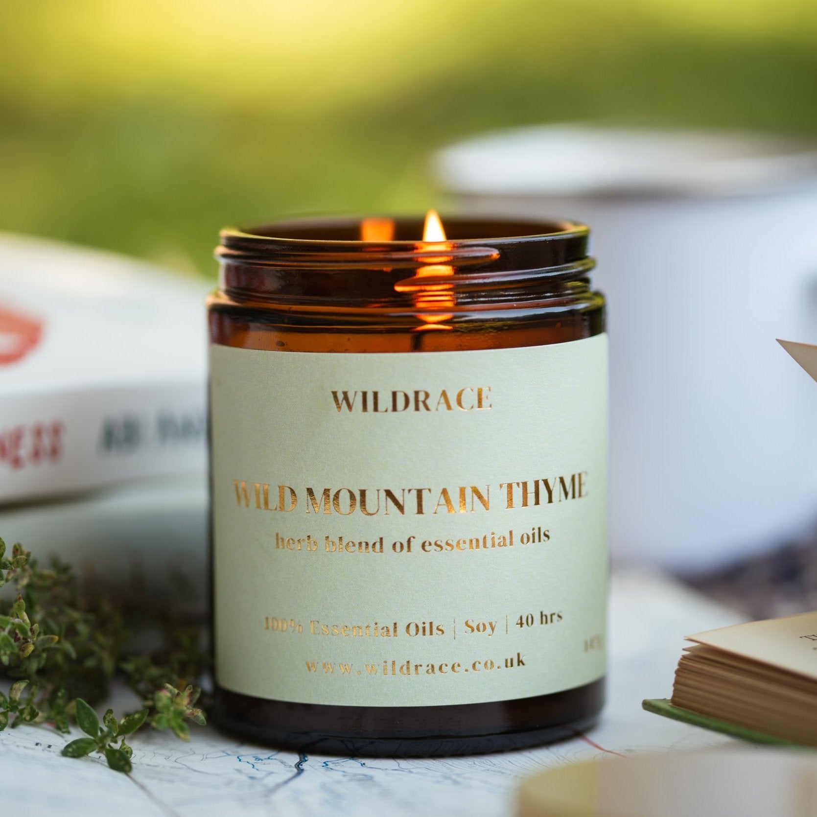 Wild Mountain Thyme - Wild Herb Candle
