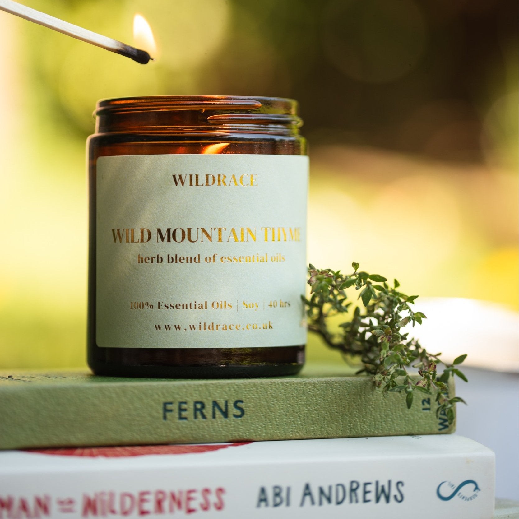 Wild Mountain Thyme - Wild Herb Candle