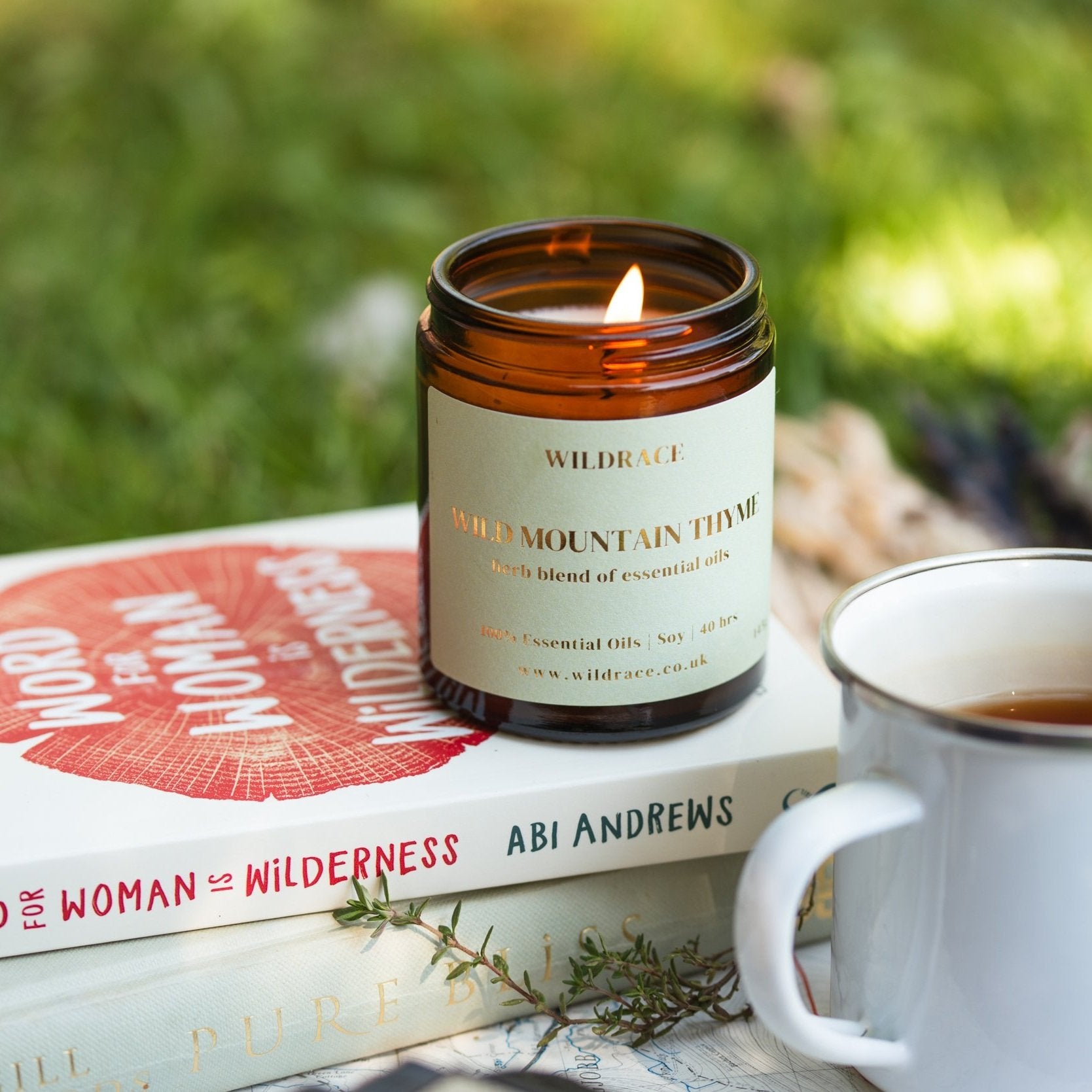 Wild Mountain Thyme - Wild Herb Candle