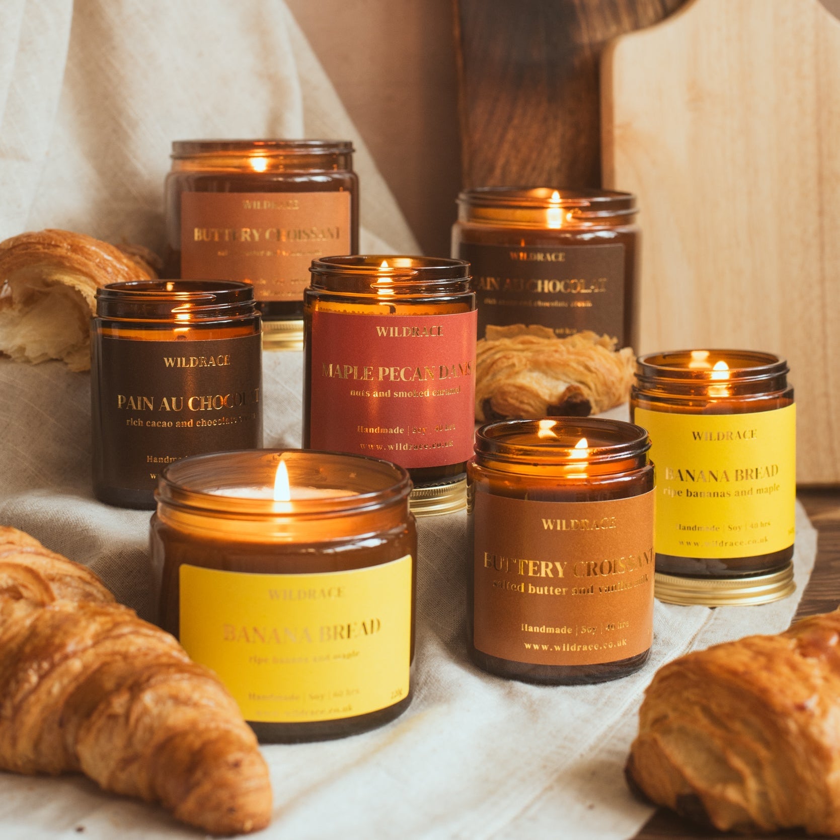 bakery candle collection by Wildrace