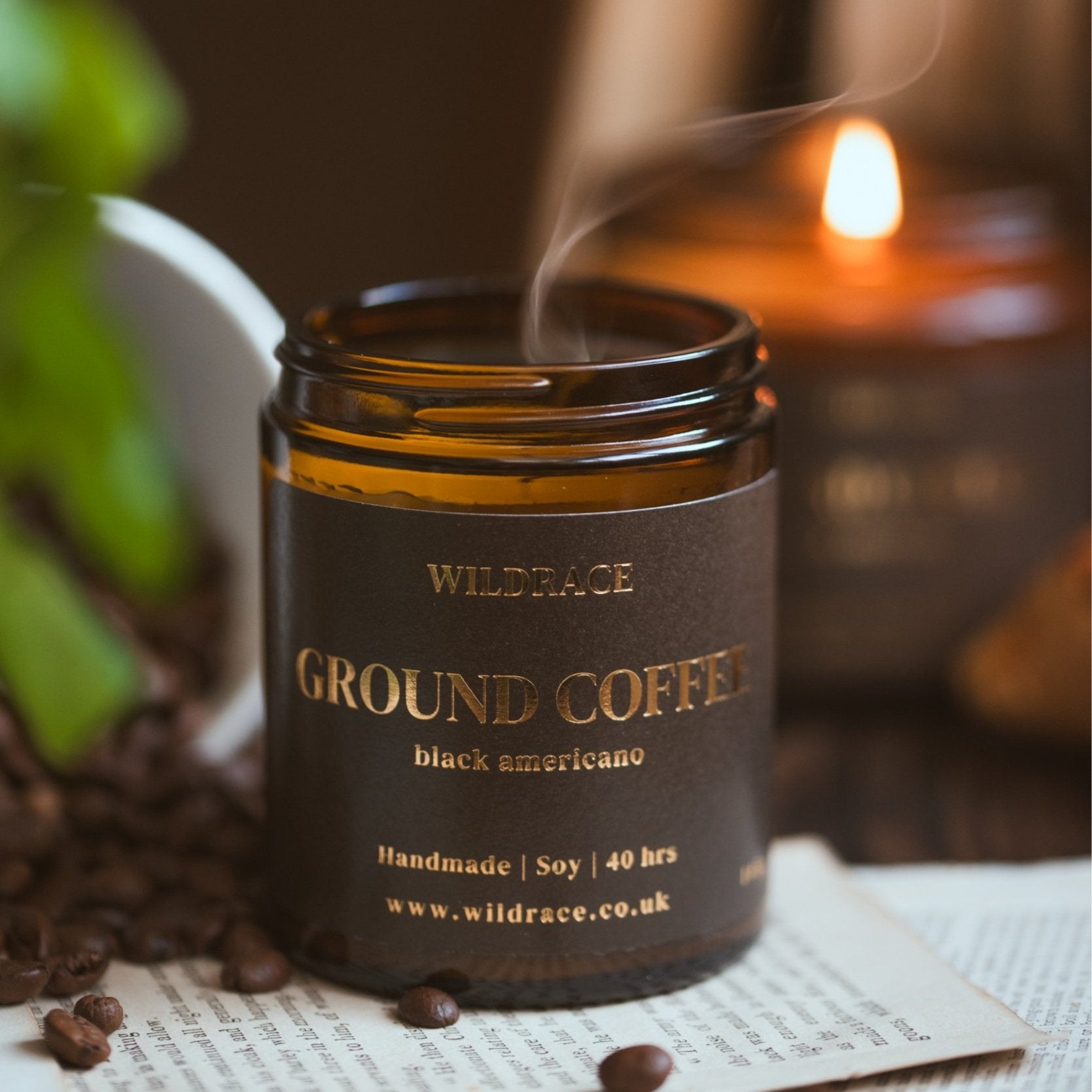 Ground Coffee - Fresh Coffee Espresso Candle