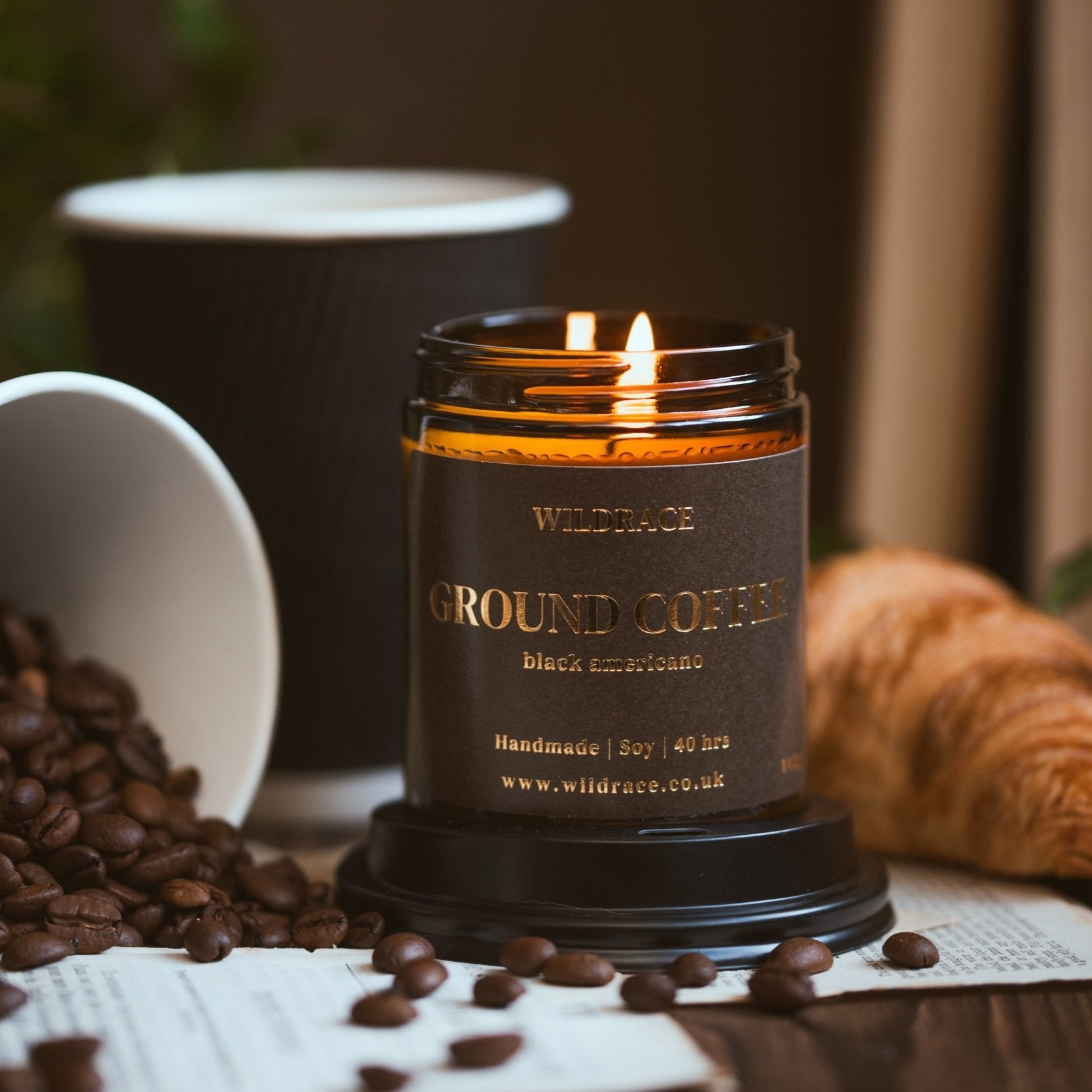 Ground Coffee - Fresh Coffee Espresso Candle