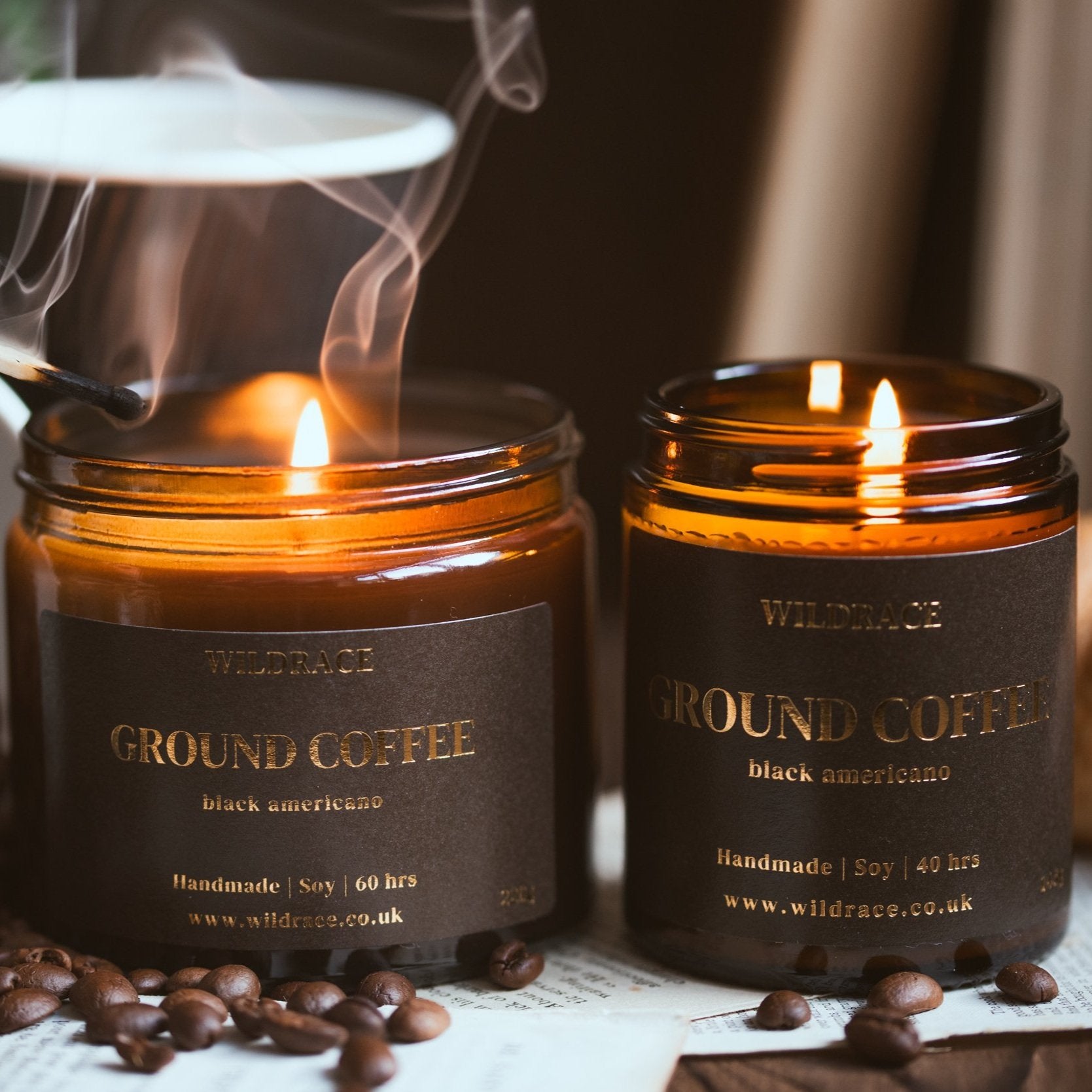 Ground Coffee - Fresh Coffee Espresso Candle