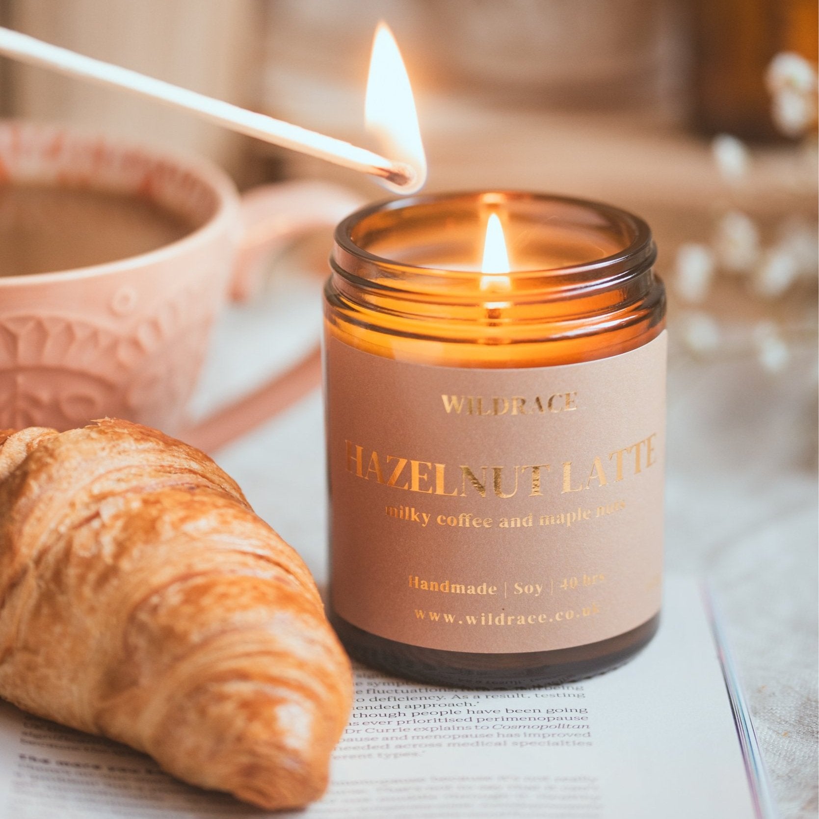 Hazelnut Latte - Milky Coffee Candle