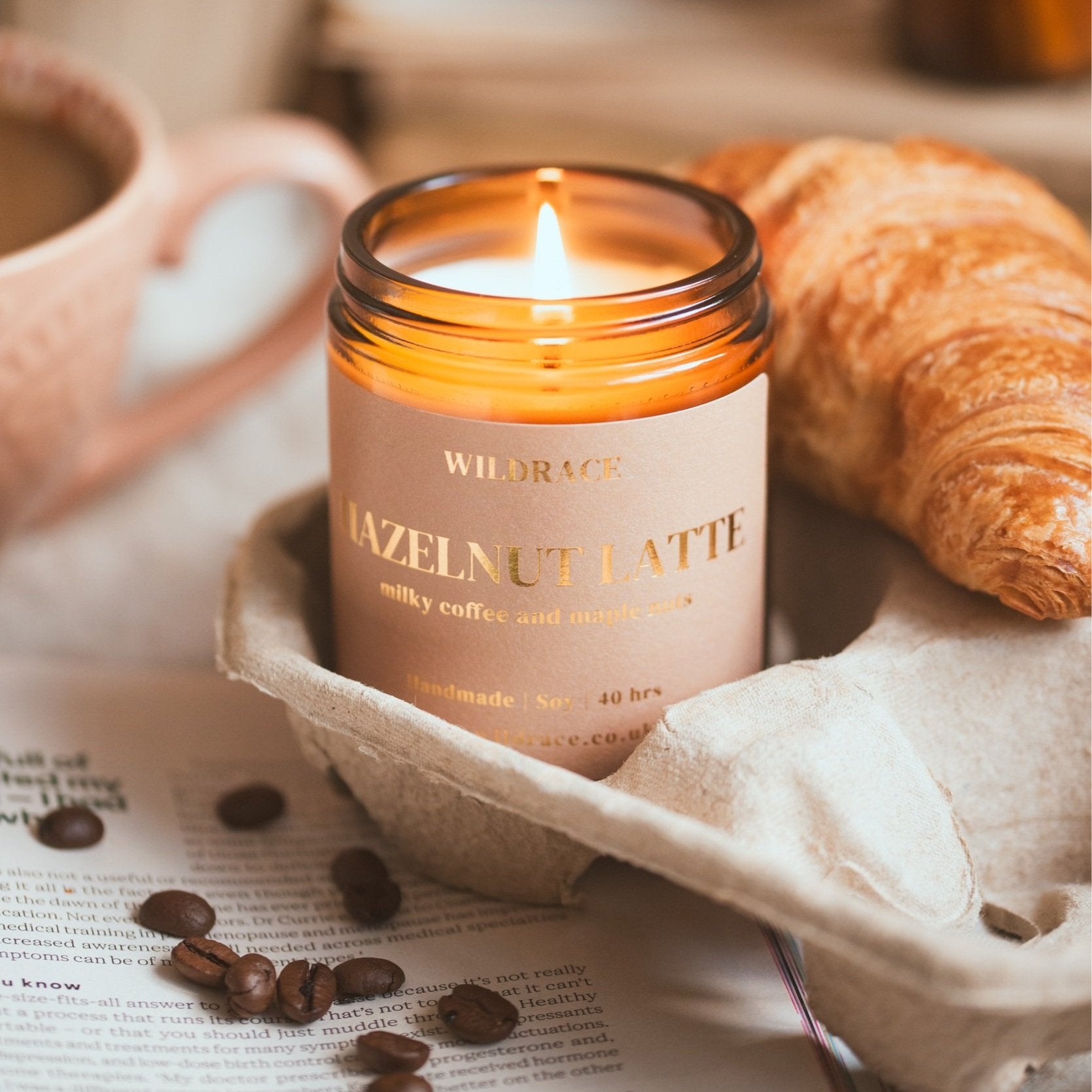 Hazelnut Latte - Milky Coffee Candle