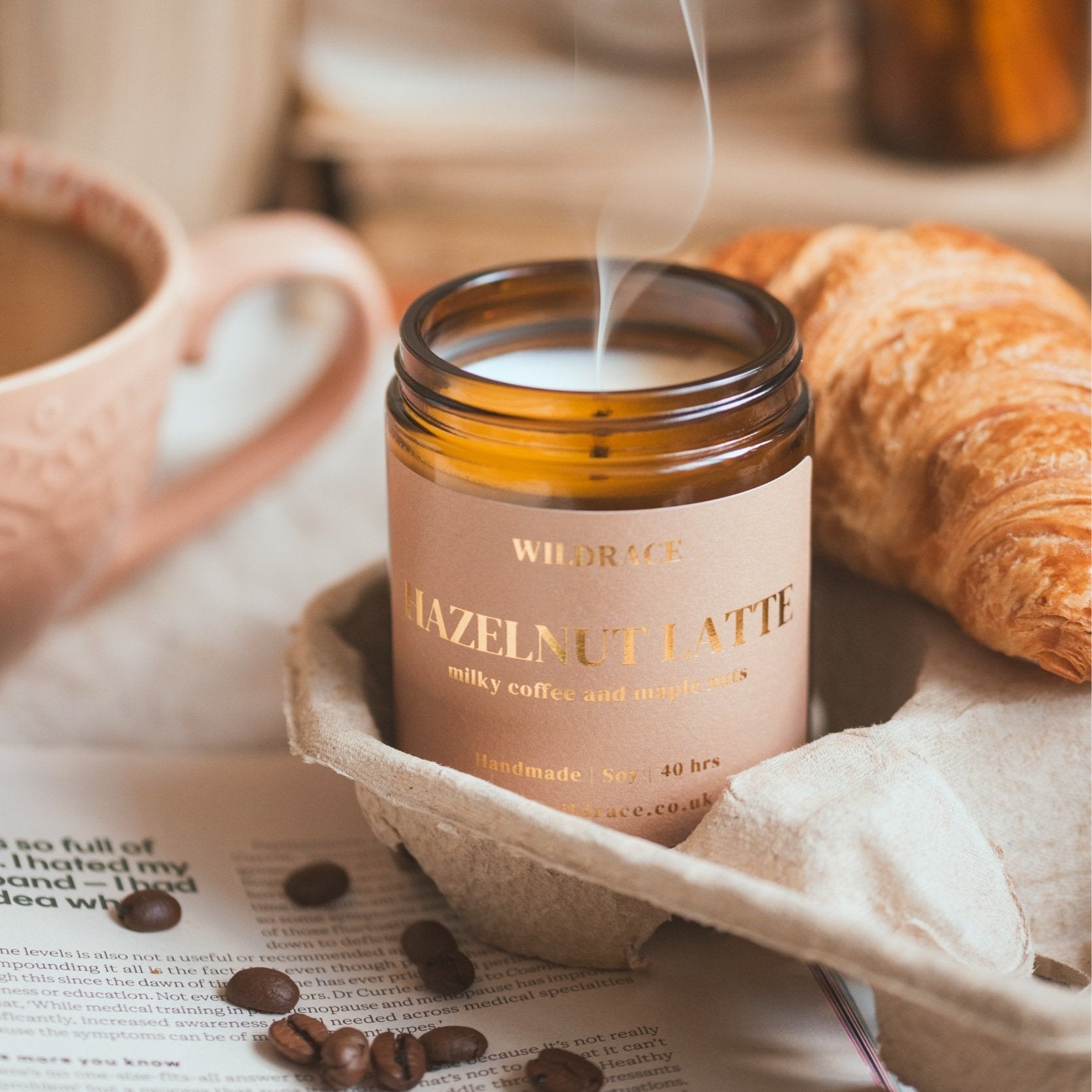 Hazelnut Latte - Milky Coffee Candle