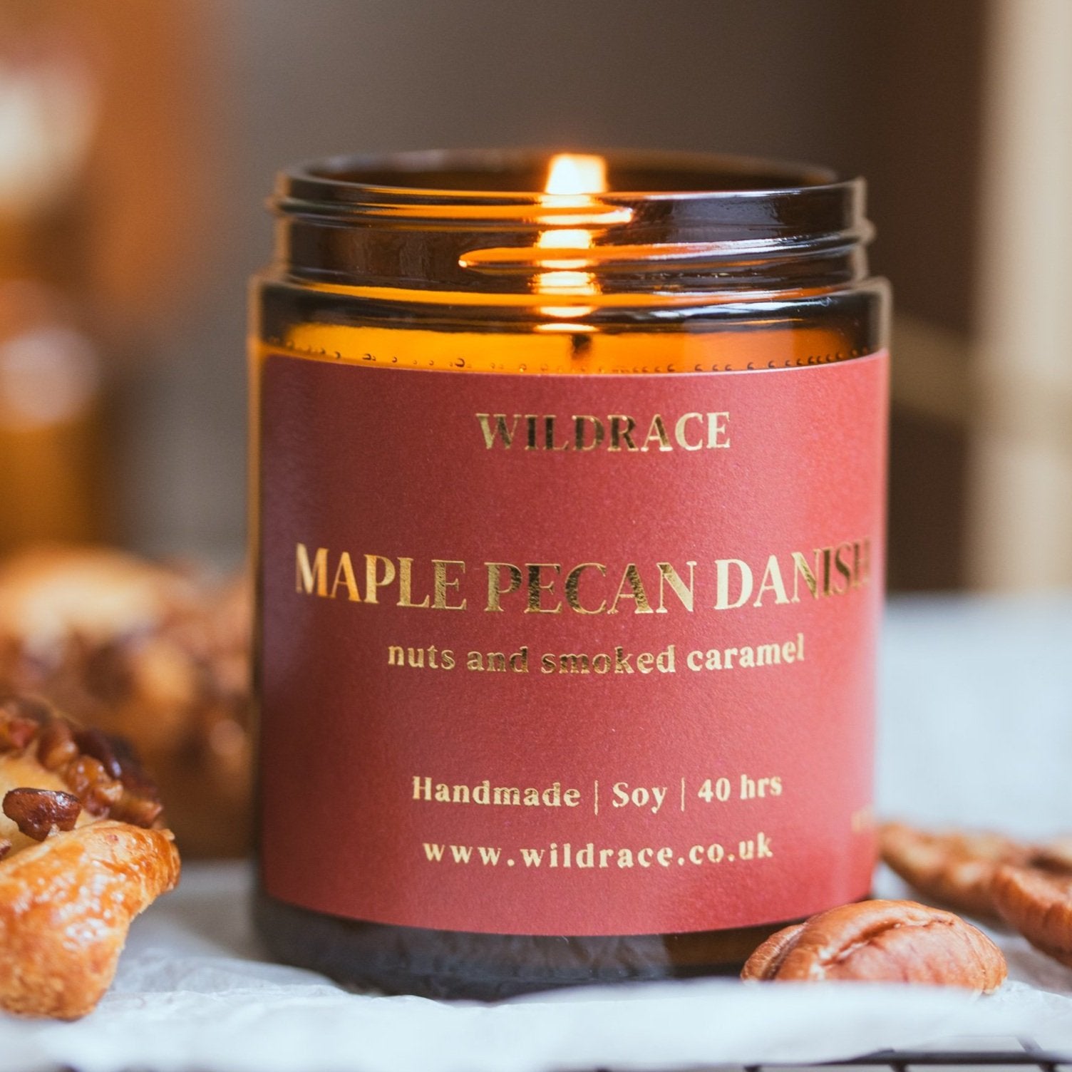 Maple Pecan Danish - Pastry Candle