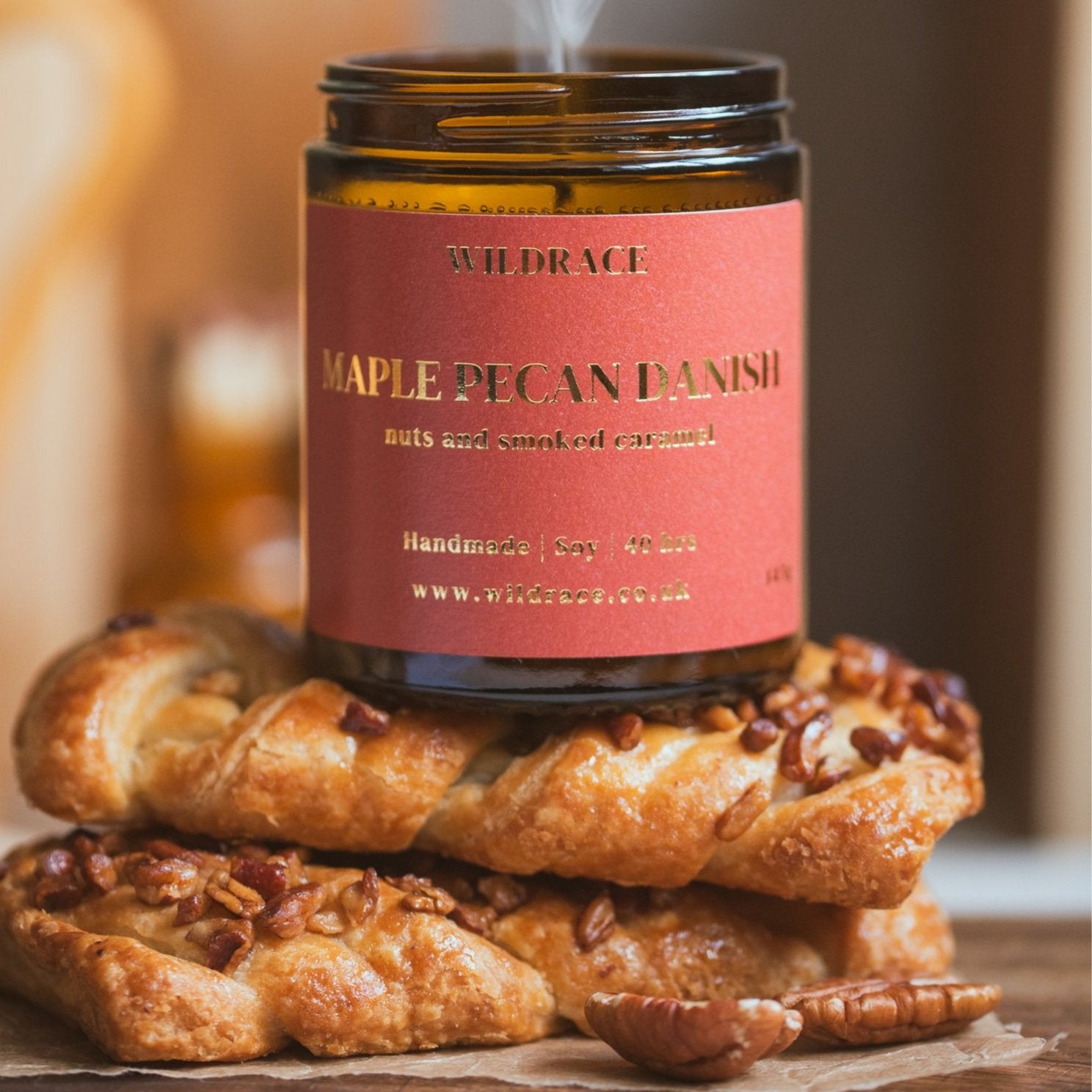 Maple Pecan Danish - Pastry Candle