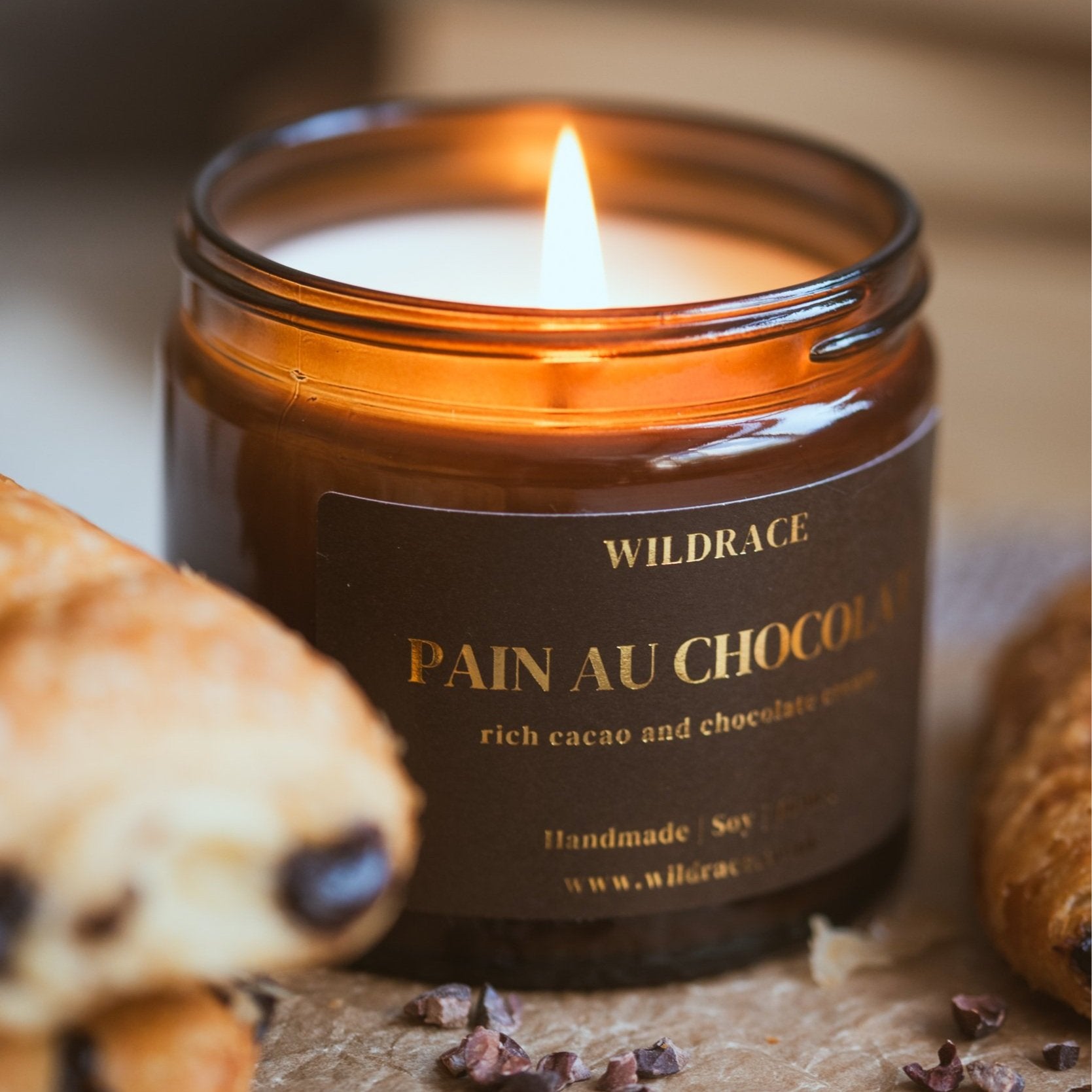 Pain Au Chocolat - Croissant Candle