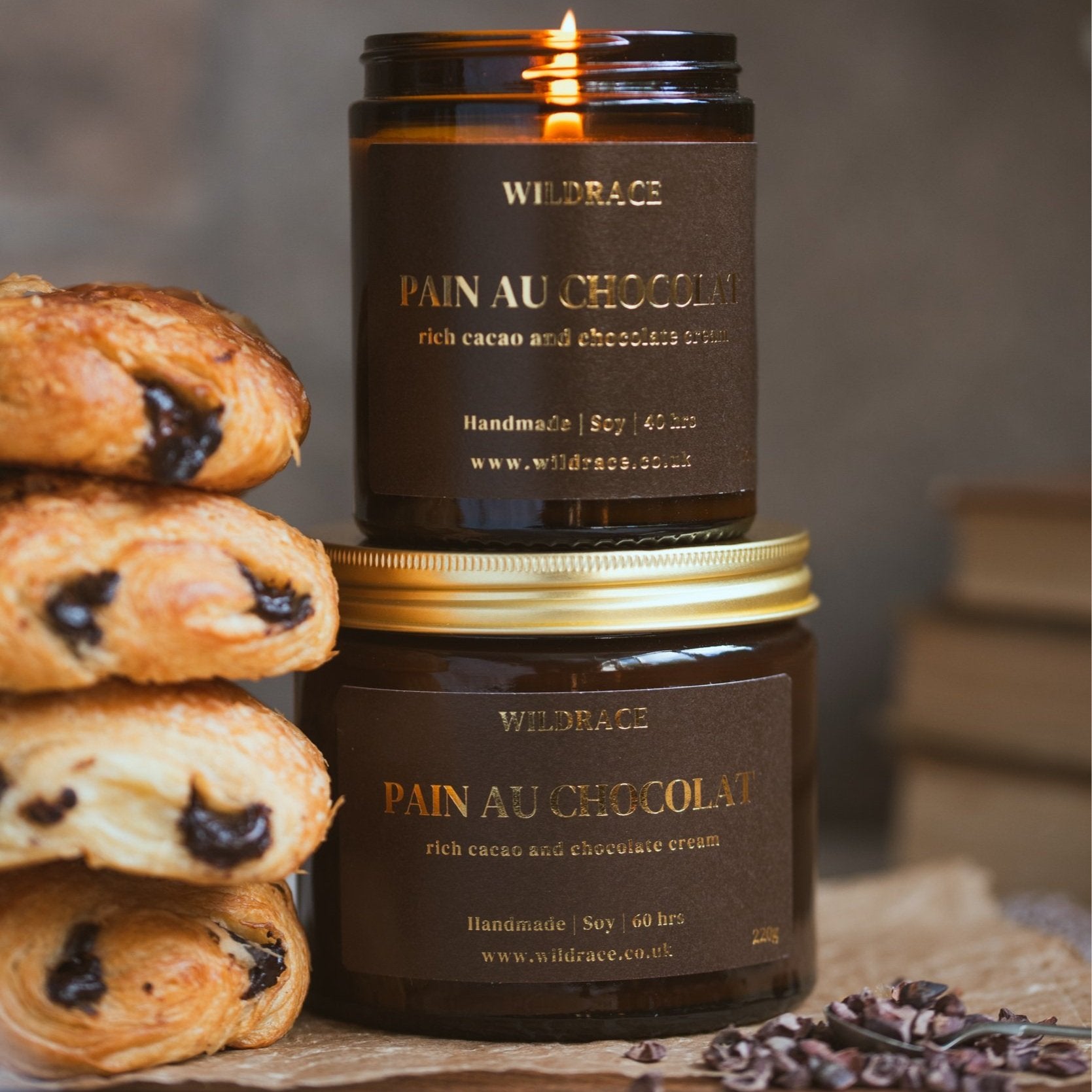 Pain Au Chocolat - Croissant Candle