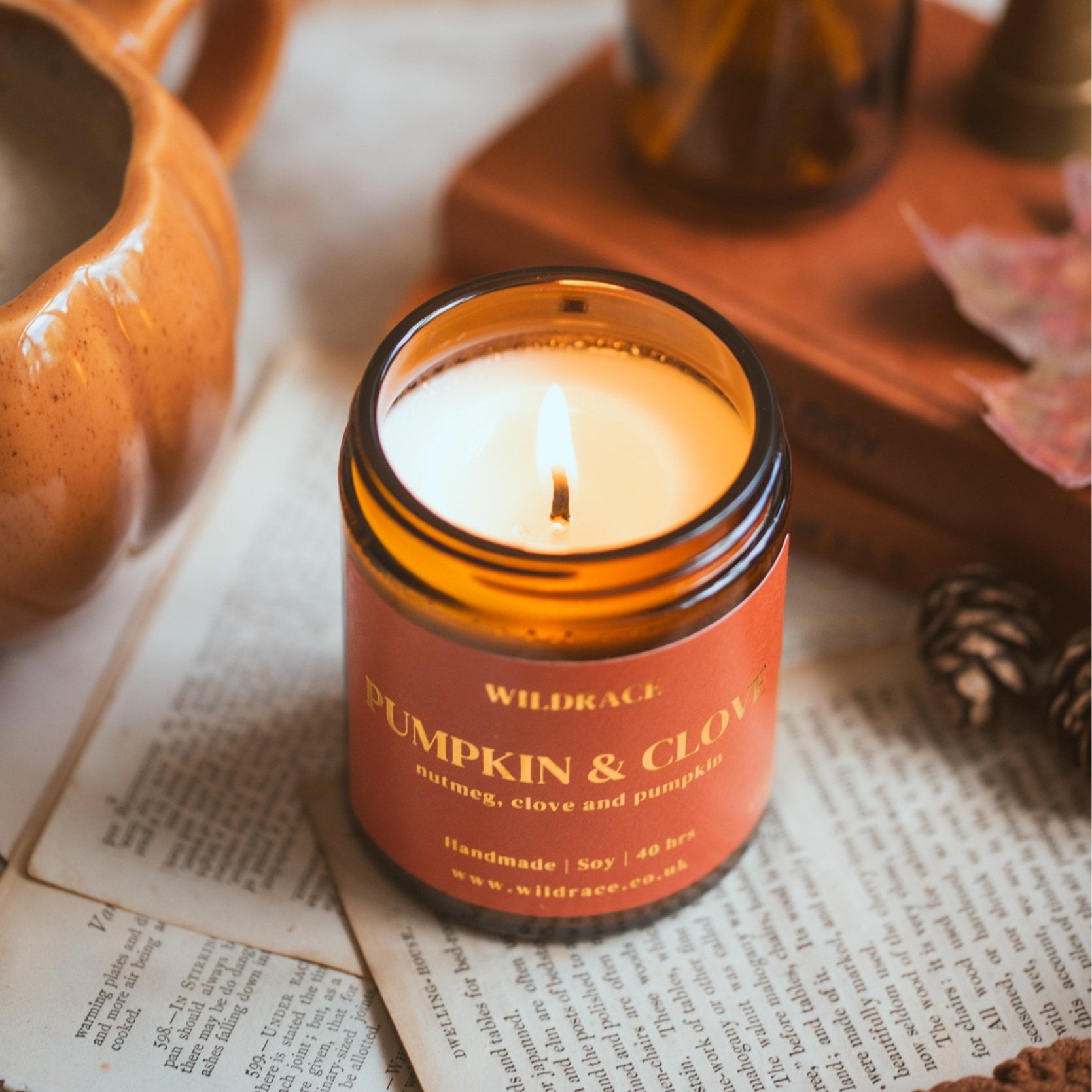 Pumpkin + Clove - Autumn Spice Candle