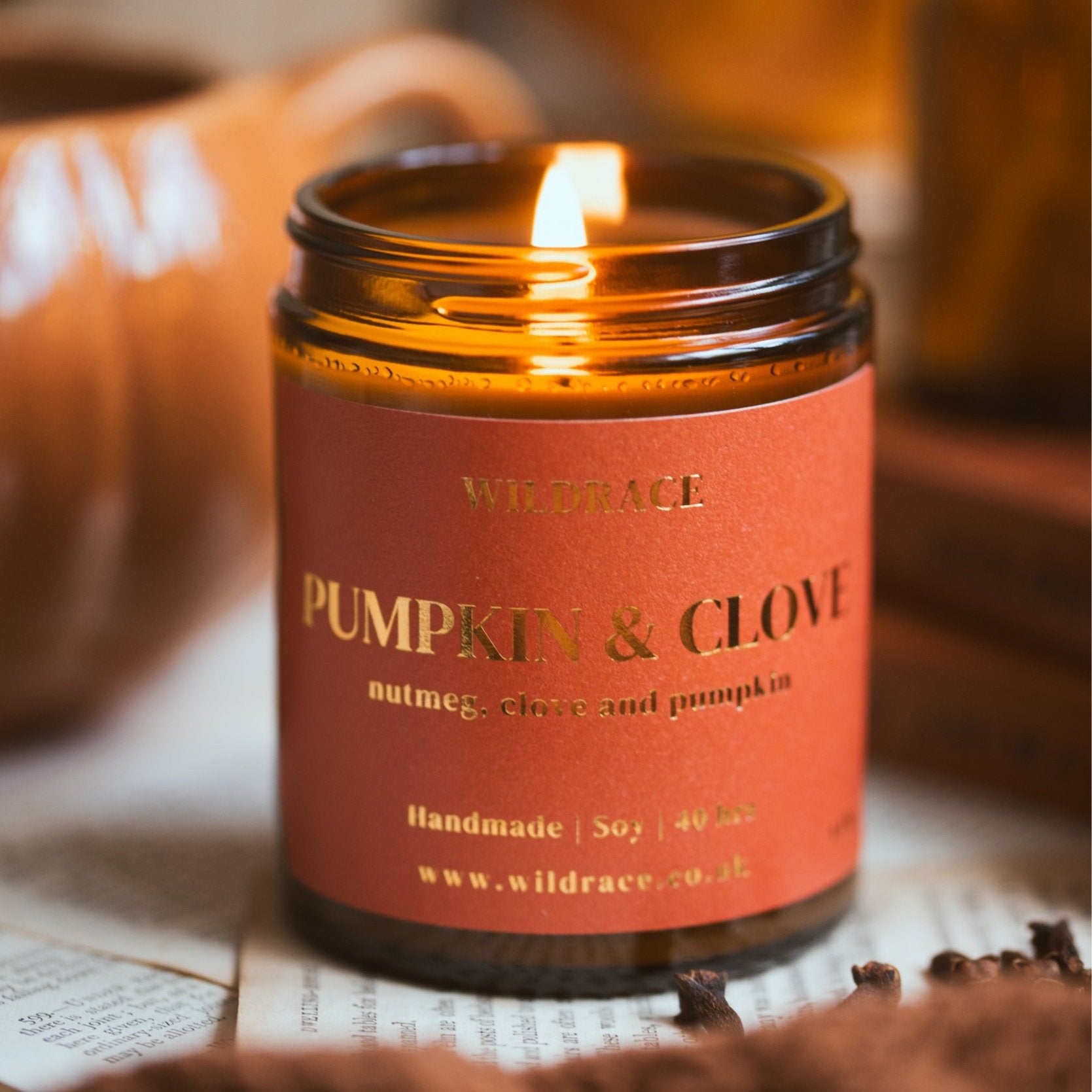 Pumpkin + Clove - Autumn Spice Candle
