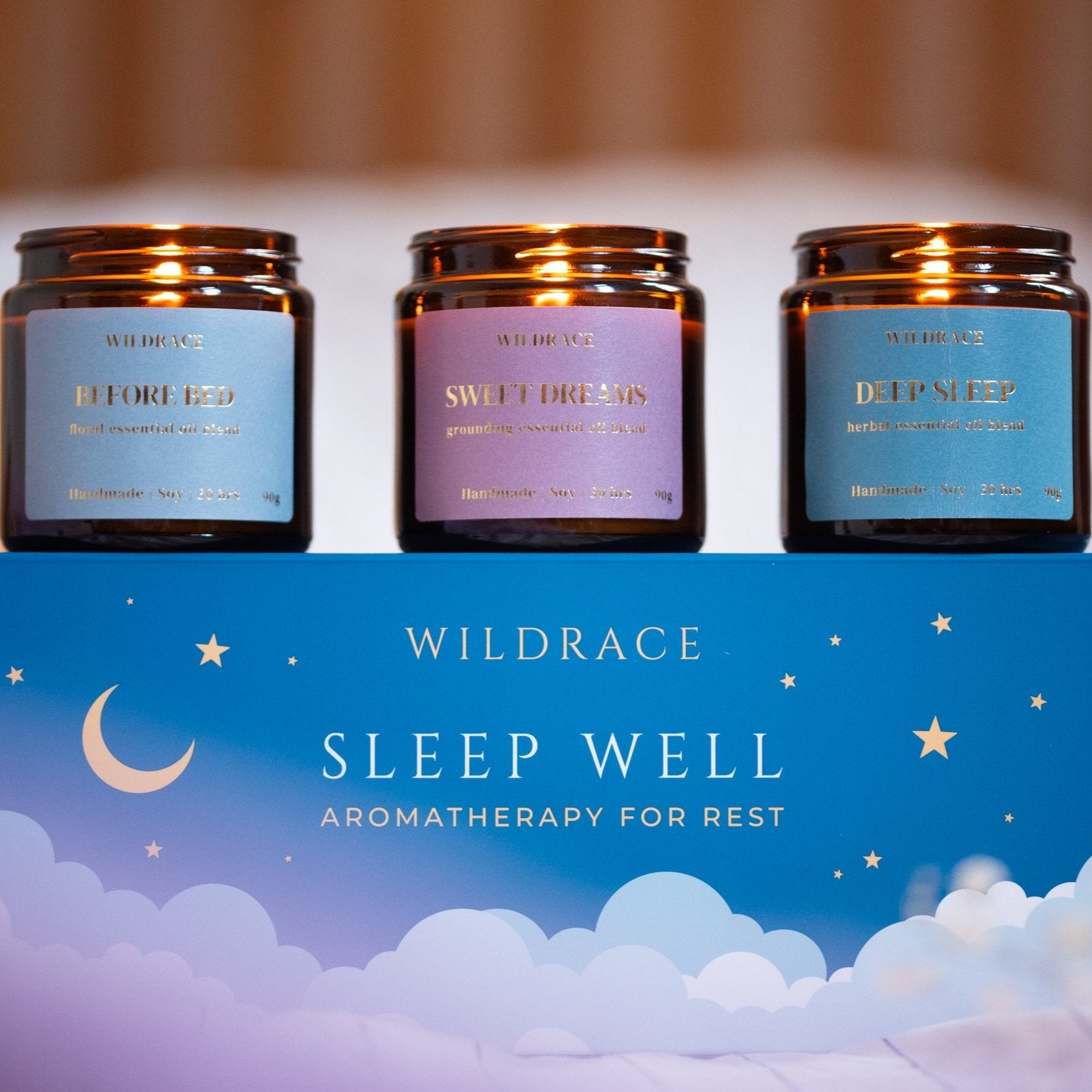 Sleep Well Candle Set - Sleep Aid Candles Gift